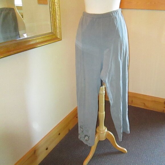 Blue Fish 1998 Richly Painted Pear Themed Long-Sleeve Top and Pocket Pants - Picture 12 of 14